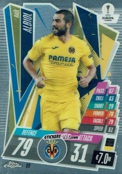 Figurina Raul Albiol - UEFA Champions League Chrome 2020-2021. Match Attax n. 69 - Topps