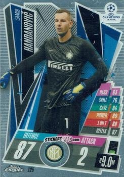 Cromo Samir Handanovic - UEFA Champions League Chrome 2020-2021. Match Attax n. 125 - Topps