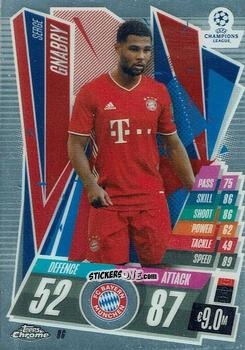 Cromo Serge Gnabry - UEFA Champions League Chrome 2020-2021. Match Attax n. 86 - Topps