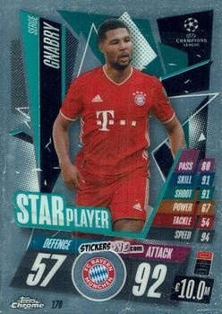 Cromo Serge Gnabry - UEFA Champions League Chrome 2020-2021. Match Attax n. 170 - Topps