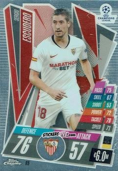 Cromo Sergio Escudero - UEFA Champions League Chrome 2020-2021. Match Attax n. 65 - Topps