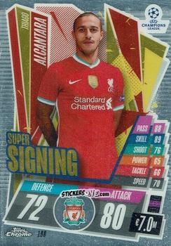 Cromo Thiago Alcantara - UEFA Champions League Chrome 2020-2021. Match Attax n. 198 - Topps