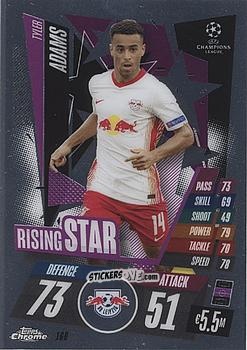 Figurina Tyler Adams - UEFA Champions League Chrome 2020-2021. Match Attax n. 160 - Topps