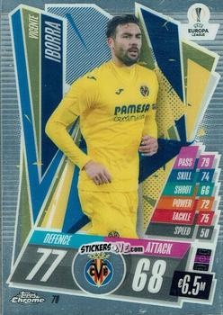 Cromo Vicente Iborra - UEFA Champions League Chrome 2020-2021. Match Attax n. 70 - Topps