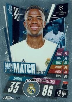 Cromo Vinicius Junior - UEFA Champions League Chrome 2020-2021. Match Attax n. 182 - Topps