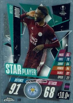 Cromo Wilfred Ndidi - UEFA Champions League Chrome 2020-2021. Match Attax n. 166 - Topps