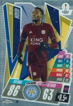Cromo Wilfred Ndidi - UEFA Champions League Chrome 2020-2021. Match Attax n. 28 - Topps