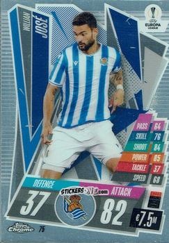 Figurina Willian Jose - UEFA Champions League Chrome 2020-2021. Match Attax n. 75 - Topps