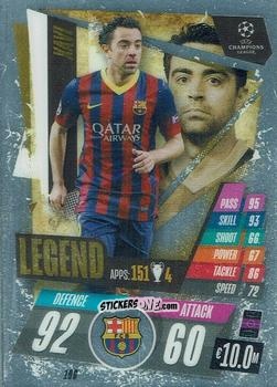 Sticker Xavi - UEFA Champions League Chrome 2020-2021. Match Attax n. 196 - Topps