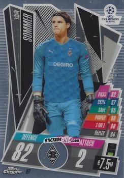 Cromo Yann Sommer - UEFA Champions League Chrome 2020-2021. Match Attax n. 97 - Topps