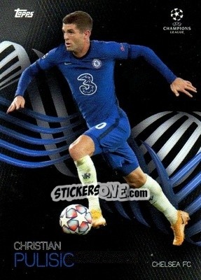 Sticker Christian Pulisic - UEFA Champions League Knockout 2020-2021 - Topps