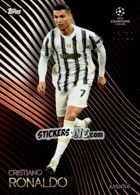 Sticker Cristiano Ronaldo - UEFA Champions League Knockout 2020-2021 n. 36r - Topps