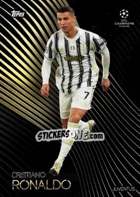 Sticker Cristiano Ronaldo - UEFA Champions League Knockout 2020-2021 n. 36 - Topps
