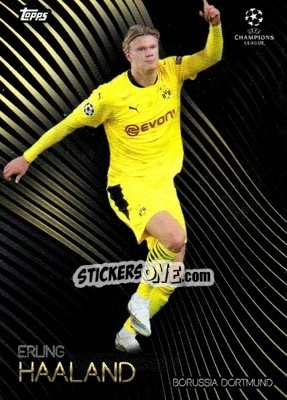 Sticker Erling Haaland - UEFA Champions League Knockout 2020-2021 n. 15 - Topps