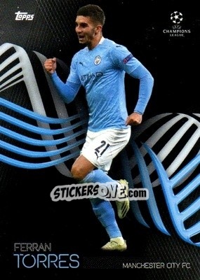 Figurina Ferran Torres - UEFA Champions League Knockout 2020-2021 - Topps