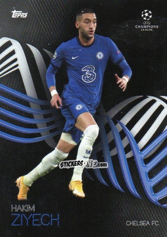 Sticker Hakim Ziyech - UEFA Champions League Knockout 2020-2021 n. 48 - Topps