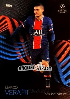 Sticker Marco Verratti - UEFA Champions League Knockout 2020-2021 - Topps