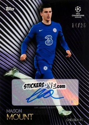 Sticker Mason Mount - UEFA Champions League Knockout 2020-2021 n. A18p - Topps