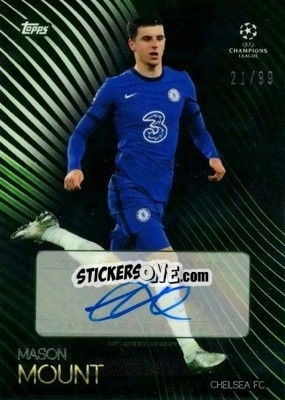Sticker Mason Mount - UEFA Champions League Knockout 2020-2021 n. A18g - Topps