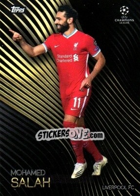 Sticker Mohamed Salah - UEFA Champions League Knockout 2020-2021 - Topps