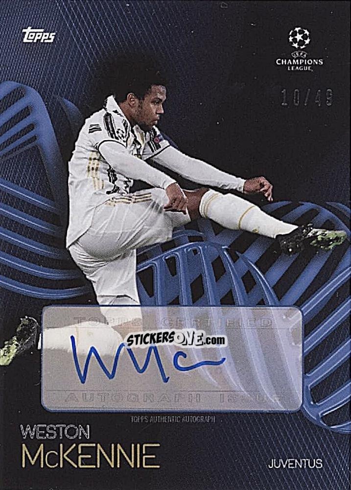 Cromo Weston McKennie - UEFA Champions League Knockout 2020-2021 n. A10b - Topps