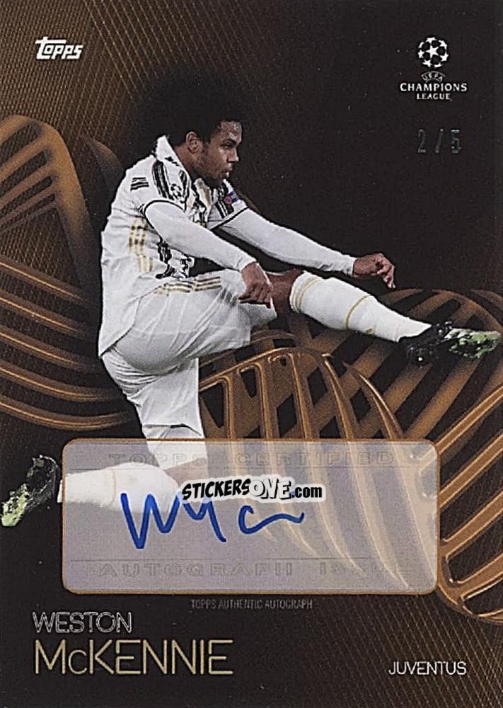 Cromo Weston McKennie - UEFA Champions League Knockout 2020-2021 n. A10br - Topps