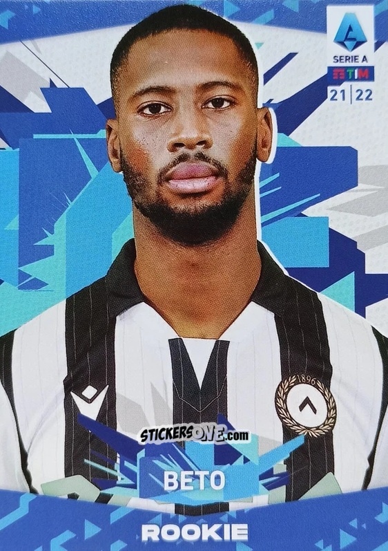 Cromo Beto - Serie A TIM 2021-2022. Official Celebration Set n. CS39 - Panini