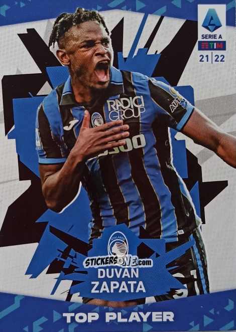 Sticker Duvan Zapata - Serie A TIM 2021-2022. Official Celebration Set n. CS10 - Panini