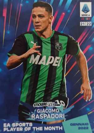 Cromo Giacomo Raspadori - Serie A TIM 2021-2022. Official Celebration Set n. CS44 - Panini