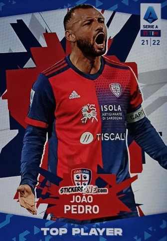 Sticker Joao Pedro - Serie A TIM 2021-2022. Official Celebration Set n. CS12 - Panini
