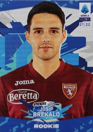 Cromo Josip Brekalo - Serie A TIM 2021-2022. Official Celebration Set n. CS38 - Panini