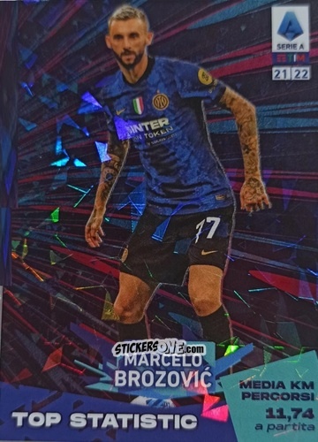 Cromo Marcelo Brozovic - Serie A TIM 2021-2022. Official Celebration Set n. CS65 - Panini