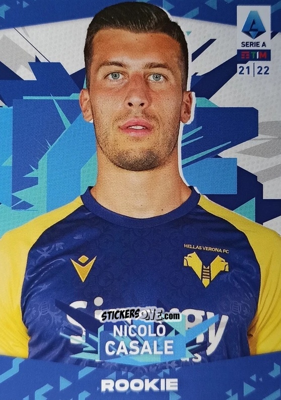 Figurina Nicolo Casale - Serie A TIM 2021-2022. Official Celebration Set n. CS34 - Panini