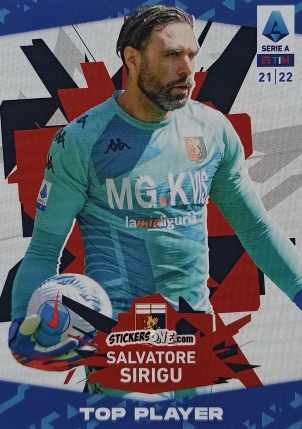 Figurina Salvatore Sirigu - Serie A TIM 2021-2022. Official Celebration Set n. CS15 - Panini