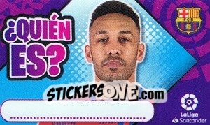 Sticker Aubameyang - Liga Spagnola 2022-2023 n. Q4 - Panini