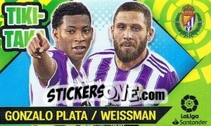 Sticker Gonzalo Plata/Weissman - Liga Spagnola 2022-2023 n. T19 - Panini