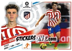 Sticker Pablo Barrios (Atlético Madrid) - Liga Spagnola 2022-2023 n. M4 - Panini