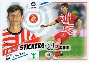 Sticker №46 Toni Villa (Girona FC) - Liga Spagnola 2022-2023 n. 726 - Panini