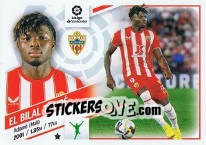 Sticker №51 El Bilal Touré (UD Almería) - Liga Spagnola 2022-2023 n. 731 - Panini
