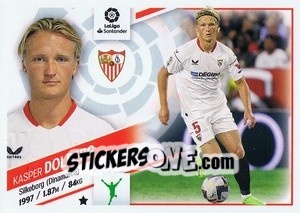 Sticker №55 Dolberg (Sevilla FC) - Liga Spagnola 2022-2023 n. 735 - Panini