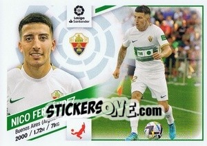 Sticker №56 Nico Fernández (Elche CF) - Liga Spagnola 2022-2023 n. 736 - Panini