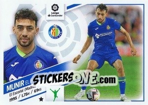 Sticker №58 Munir (Getafe CF) - Liga Spagnola 2022-2023 n. 738 - Panini