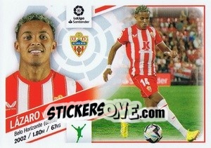 Sticker №62 Lázaro (UD Almería) - Liga Spagnola 2022-2023 n. 742 - Panini