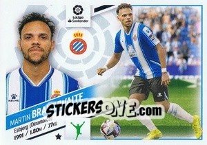 Sticker №63 Braithwaite (RCD Espanyol) - Liga Spagnola 2022-2023 n. 743 - Panini