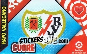 Sticker Escudo Rayo Vallecano - Liga Spagnola 2022-2023 n. C15 - Panini