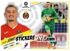 Sticker Filip Jörgensen (Villarreal CF) - Liga Spagnola 2022-2023 n. M39 - Panini