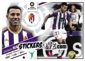 Sticker Darwin Machís (Real Valladolid CF) - Liga Spagnola 2022-2023 n. M37 - Panini