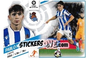 Sticker Pablo Marín (Real Sociedad) - Liga Spagnola 2022-2023 n. M29 - Panini