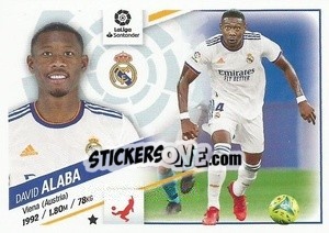 Sticker Alaba (6) - Liga Spagnola 2022-2023 n. 346 - Panini