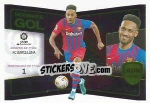 Figurina Aubameyang - FC Barcelona (2) - Liga Spagnola 2022-2023 - Panini